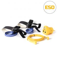 Kit mise à la terre pour tapis antistatique