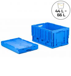 Bac pliant plastique norme Europe 44L
