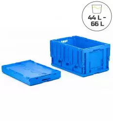 Bac pliant plastique norme Europe 44L