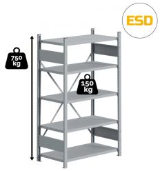 Rayonnage esd charges légères