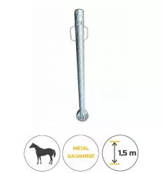 Poteau d'attache chevaux