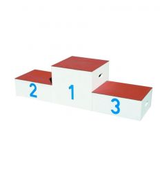 Podium sport fixe en bois