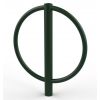 Arceau vélo rond en acier vert RAL 6005