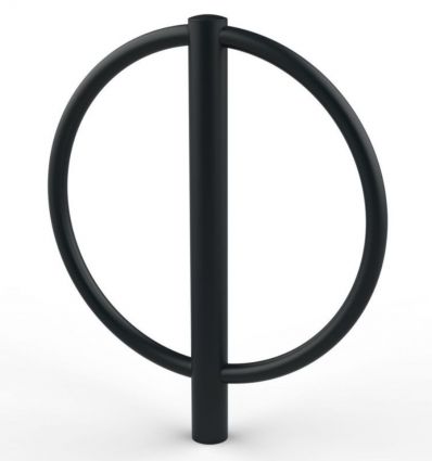 Arceau vélo rond en acier gris RAL 7016