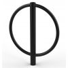 Arceau vélo rond en acier noir RAL 9005