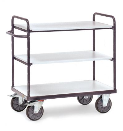 Chariot antistatique 500 kg 3 plateaux