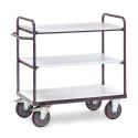 Photo : Chariot ESD à plateaux 3 plateaux - 850 x 500 mm