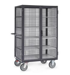 Chariot antistatique roulant grillagé 1000 x 680 mm