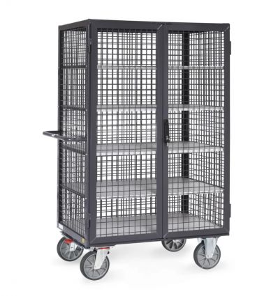 Chariot antistatique roulant grillagé 1000 x 680 mm