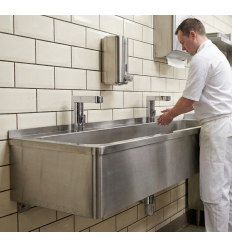 Lave mains collectif pour cuisine