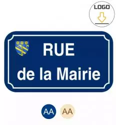 Plaque émaillée personnalisée avec Blason ou Logo