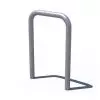 Support de Vélo Acier en forme d'arceau noir avec plaque