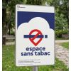 Panneau Espace Sans Tabac Visu 1 mise en situation