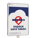 Photo : Panneau Espace Sans Tabac Modèle 1 - Aluminium composite - 210 x 297 mm