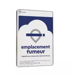 Panneau Emplacement Fumeur