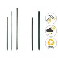 Piquet en plastique recyclé (lot de 10)