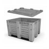 Caisse palette ajourée 690 L avec couvercle