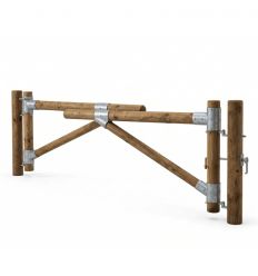 Barrière Pivotante En Bois