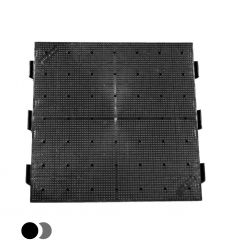 Dalles noires perforées - deux coloris disponibles