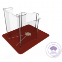 Photo : Cage de lancer de marteau