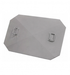 Couvercle caisse industrielle métallique