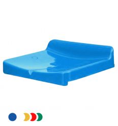 Siège de tribune sans dossier coloris différents