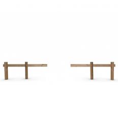 Barrière forestière coulissante double