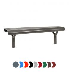 Banquette en acier pour abribus