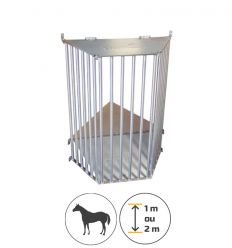 Ratelier mural chevaux hauteur variable