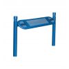 Banc Assis Debout en acier 2 pieds Bleu