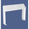 Banc Assis Debout en acier Blanc
