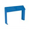 Banc Assis Debout en acier Bleu