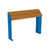 Banc Assis Debout Bleu et lasuré chêne clair