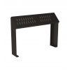 Banc Assis Debout en acier Noir foncé