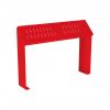 Banc Assis Debout en acier Rouge signalisation
