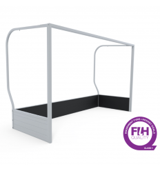 But de hockey sur gazon en acier