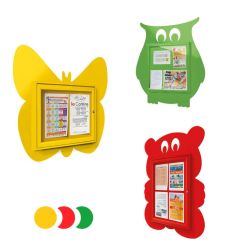 Vitrines d'Affichage Animaux pour Ecole