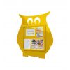 Vitrines d'Affichage hibou jaune 2 A4