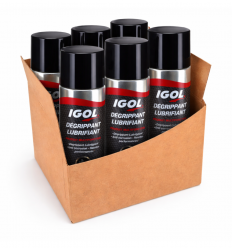 Dégrippant rouille carton de 6 aérosols 500 ml