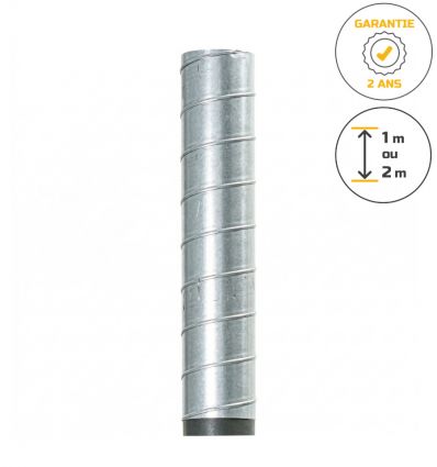 Extension métal de colonne de ventilation diamètre 200 mm