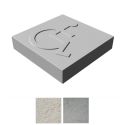 Photo : Dalle symbole PMR Blanc
