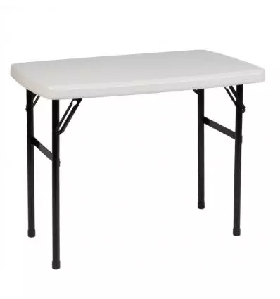 Table Petit Format Pliante Blanche 76x50 cm