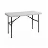 Mini Table Pliante 122x61 cm blanche