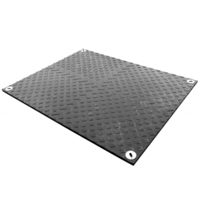 Plaque de roulage engin lourd - passage grue 140T Plaque de roulage engin lourd - passage grue 140T