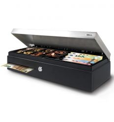 Tiroir caisse Flip-Top Safescan SD-4617S - Ouverture verticale avec fente d'écrémage