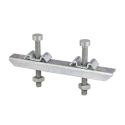 Photo : Attache de fixation double caillebotis 19 x 19