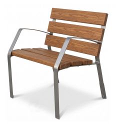 Fauteuil en plastique recyclé - Mobilier urbain