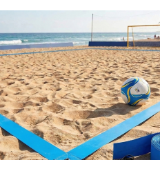 Délimitation de terrain de beach soccer
