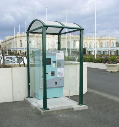 Mise en situation abri de caisse Voûte