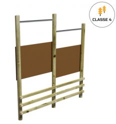 Espalier double en bois - Parcours de santé